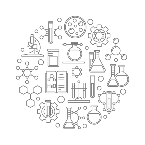 Line Icon Circle Pharma & Life Sciences