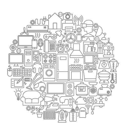 Line Icon Circle Consumer Products